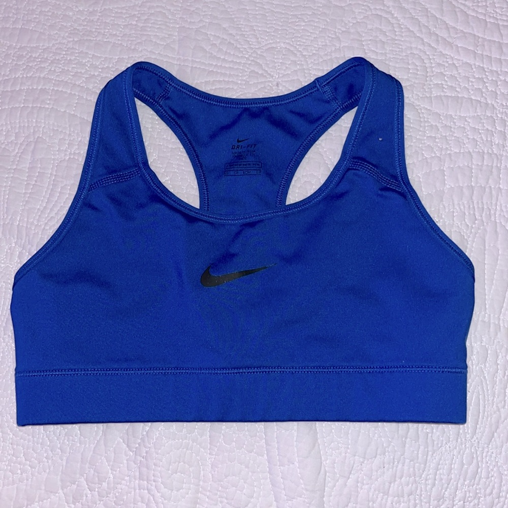 Blue Nike Sports Bra